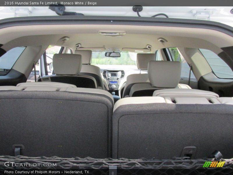 Monaco White / Beige 2016 Hyundai Santa Fe Limited