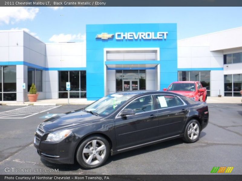 Black Granite Metallic / Ebony 2011 Chevrolet Malibu LT