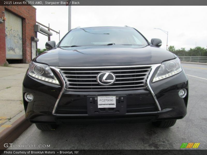 Stargazer Black / Black 2015 Lexus RX 350 AWD