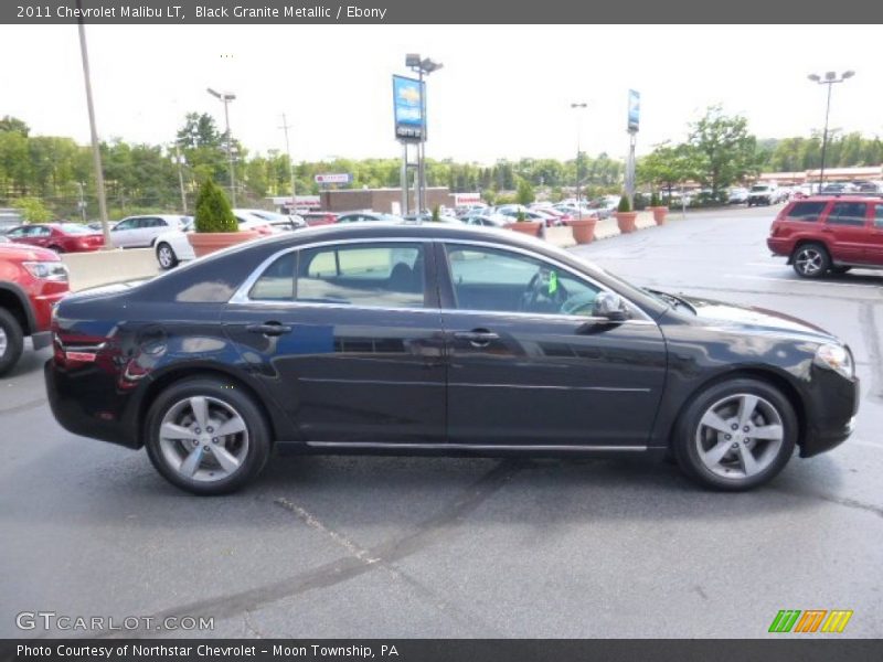Black Granite Metallic / Ebony 2011 Chevrolet Malibu LT