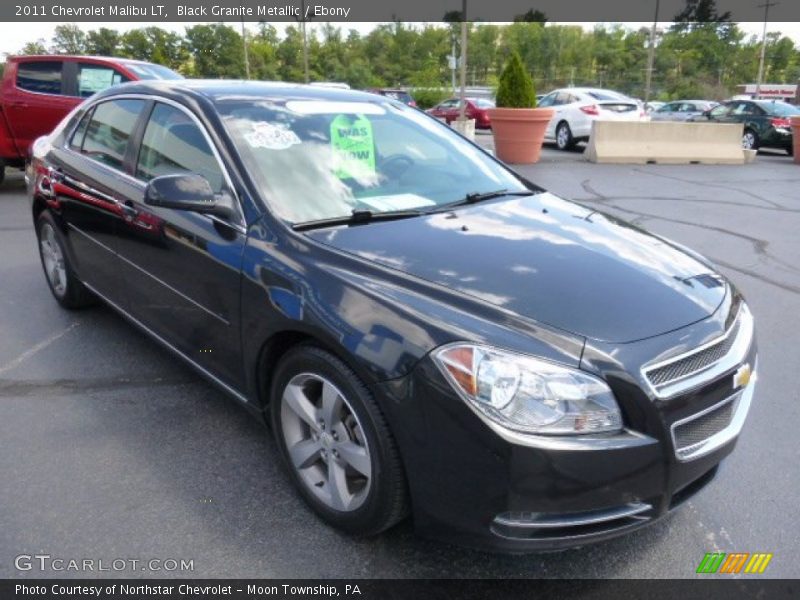 Black Granite Metallic / Ebony 2011 Chevrolet Malibu LT
