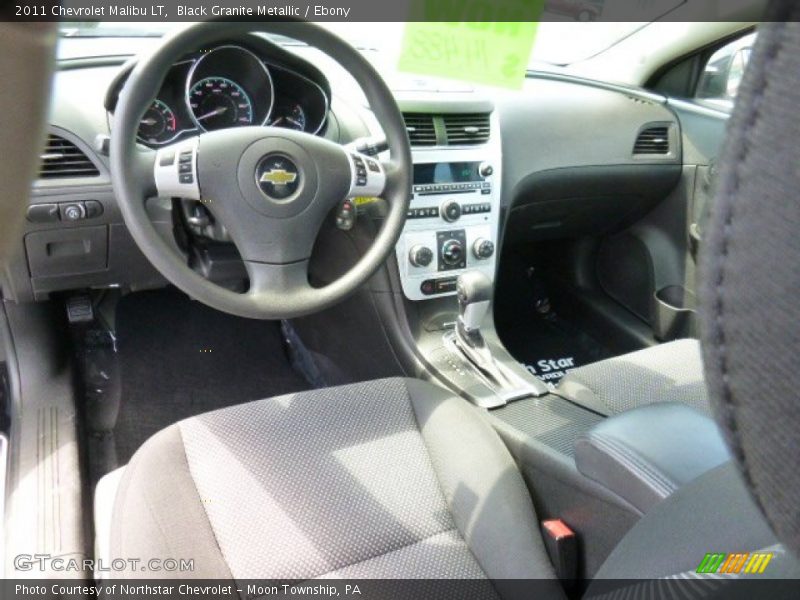 Black Granite Metallic / Ebony 2011 Chevrolet Malibu LT