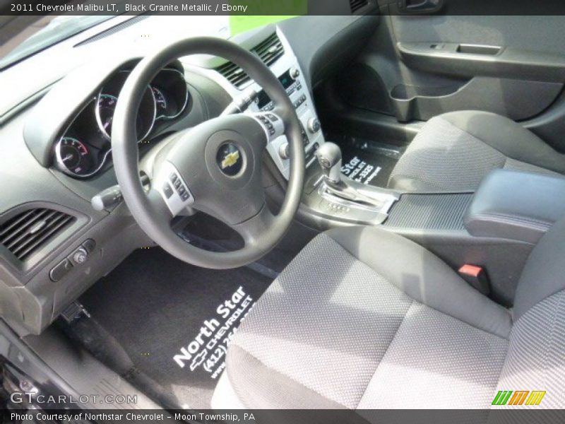 Black Granite Metallic / Ebony 2011 Chevrolet Malibu LT