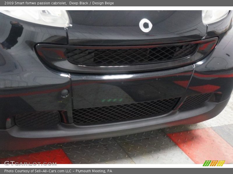 Deep Black / Design Beige 2009 Smart fortwo passion cabriolet