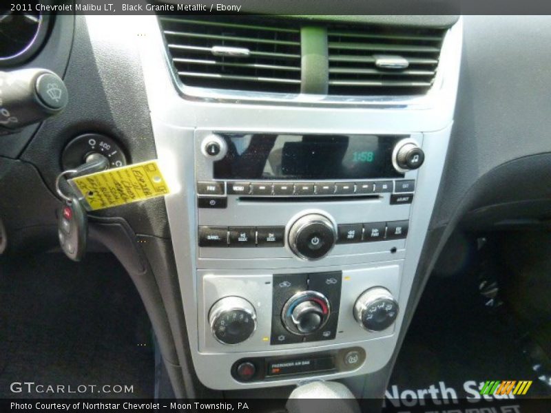 Black Granite Metallic / Ebony 2011 Chevrolet Malibu LT