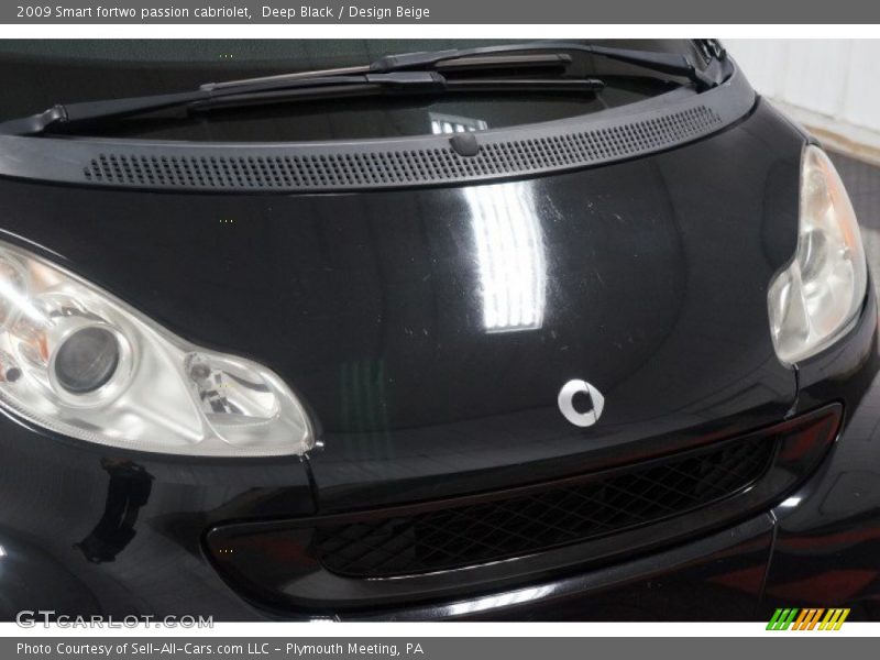 Deep Black / Design Beige 2009 Smart fortwo passion cabriolet