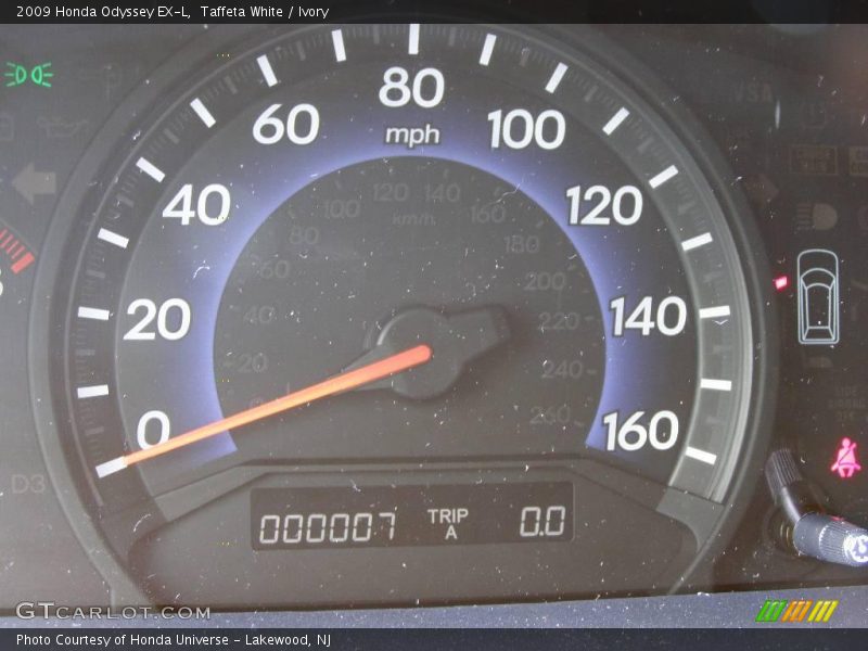 Taffeta White / Ivory 2009 Honda Odyssey EX-L