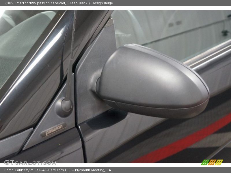 Deep Black / Design Beige 2009 Smart fortwo passion cabriolet