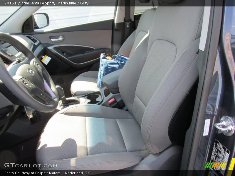 Marlin Blue / Gray 2016 Hyundai Santa Fe Sport