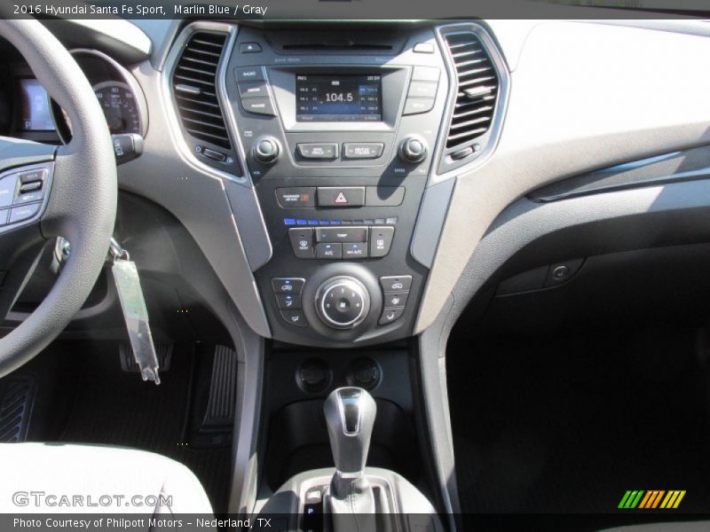 Marlin Blue / Gray 2016 Hyundai Santa Fe Sport