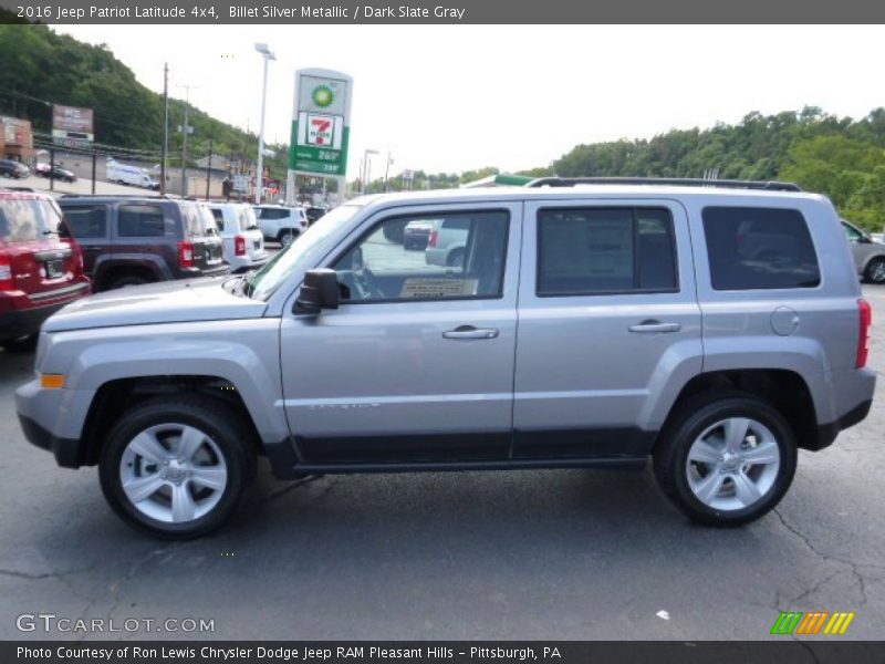 Billet Silver Metallic / Dark Slate Gray 2016 Jeep Patriot Latitude 4x4