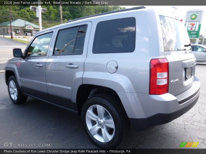Billet Silver Metallic / Dark Slate Gray 2016 Jeep Patriot Latitude 4x4