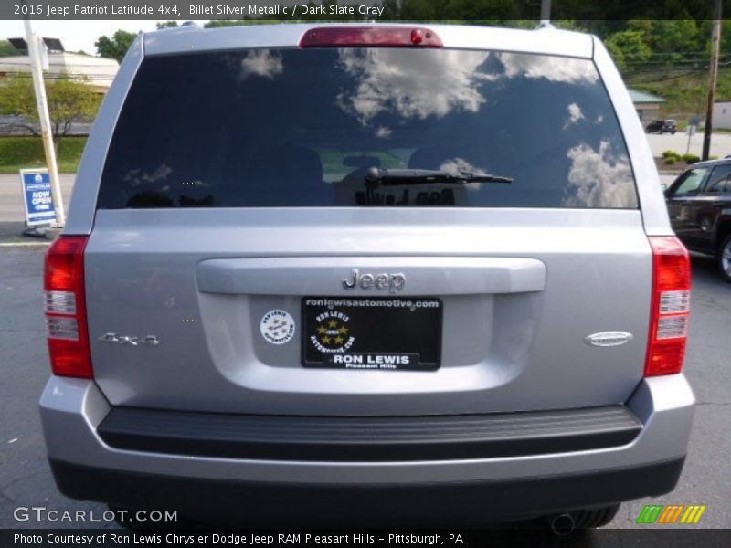 Billet Silver Metallic / Dark Slate Gray 2016 Jeep Patriot Latitude 4x4