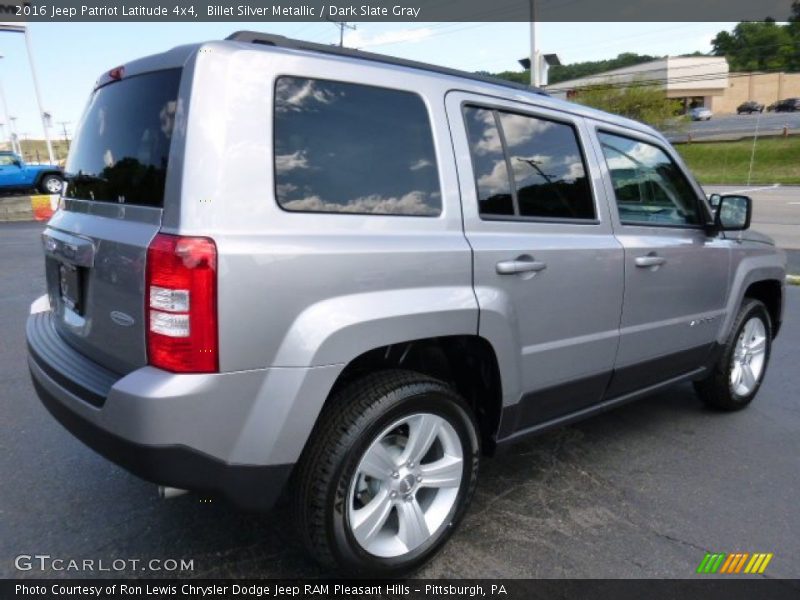 Billet Silver Metallic / Dark Slate Gray 2016 Jeep Patriot Latitude 4x4
