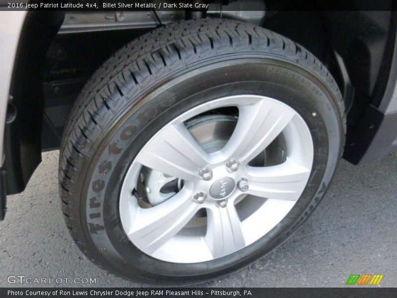 Billet Silver Metallic / Dark Slate Gray 2016 Jeep Patriot Latitude 4x4