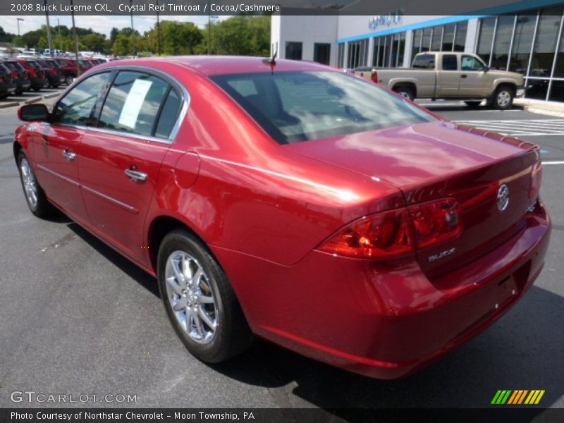 Crystal Red Tintcoat / Cocoa/Cashmere 2008 Buick Lucerne CXL