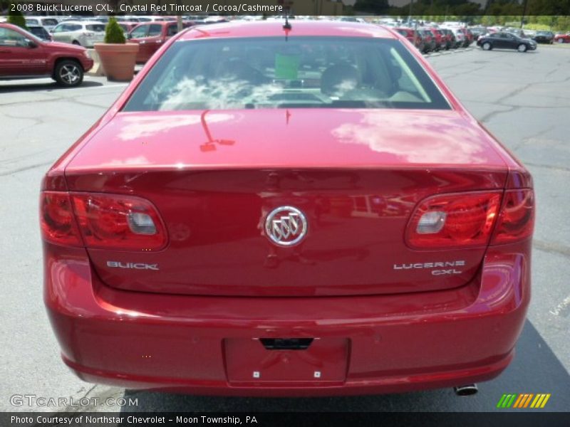 Crystal Red Tintcoat / Cocoa/Cashmere 2008 Buick Lucerne CXL