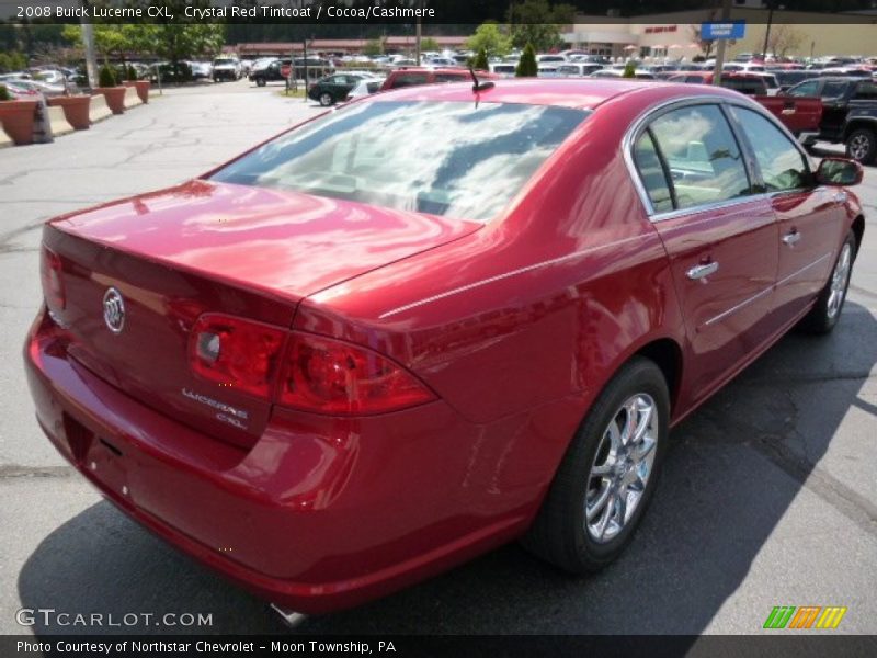 Crystal Red Tintcoat / Cocoa/Cashmere 2008 Buick Lucerne CXL