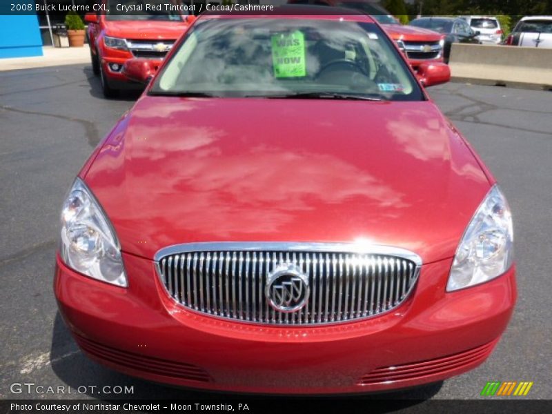 Crystal Red Tintcoat / Cocoa/Cashmere 2008 Buick Lucerne CXL