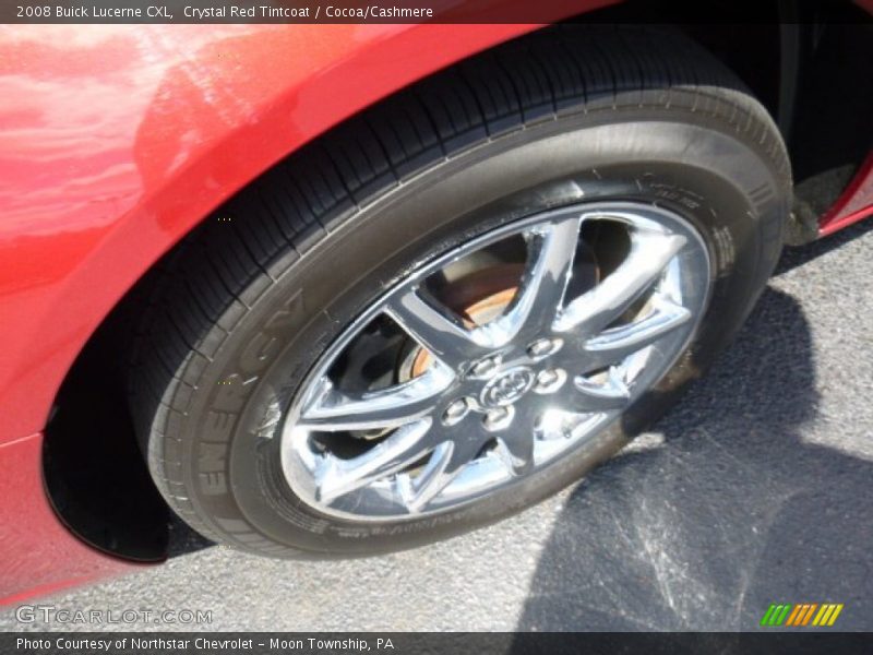 Crystal Red Tintcoat / Cocoa/Cashmere 2008 Buick Lucerne CXL