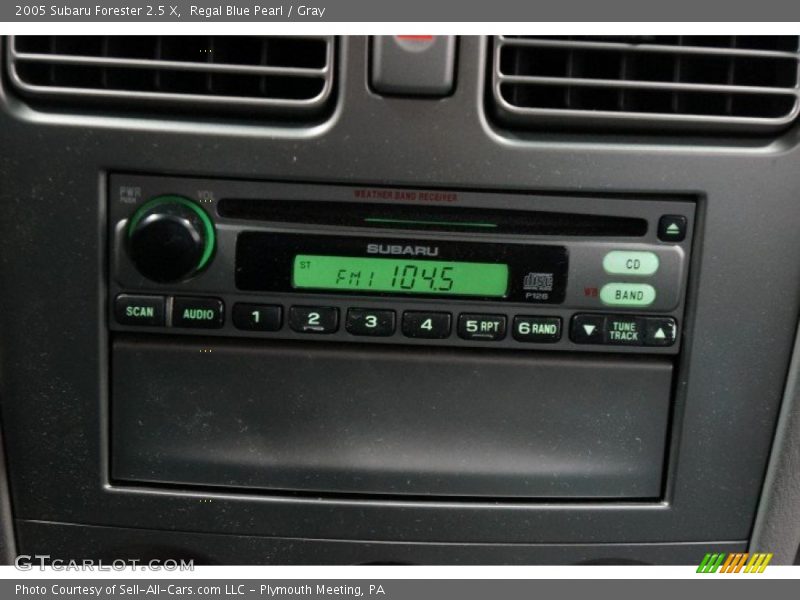 Regal Blue Pearl / Gray 2005 Subaru Forester 2.5 X