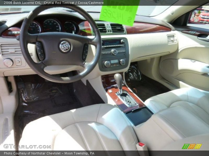 Crystal Red Tintcoat / Cocoa/Cashmere 2008 Buick Lucerne CXL