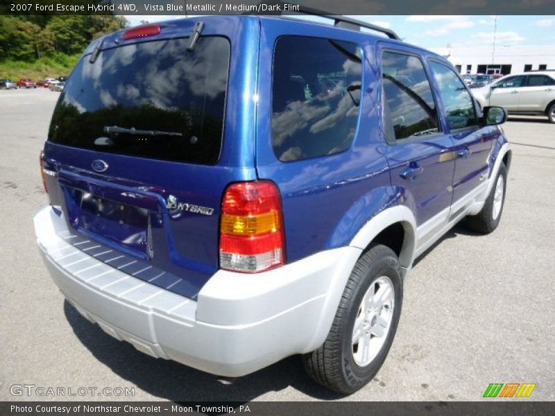 Vista Blue Metallic / Medium/Dark Flint 2007 Ford Escape Hybrid 4WD
