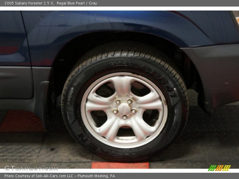 Regal Blue Pearl / Gray 2005 Subaru Forester 2.5 X