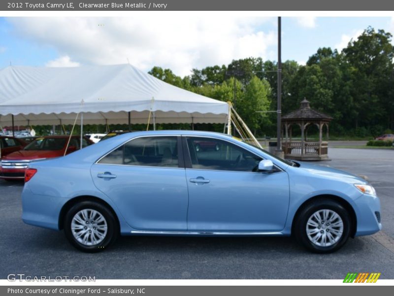 Clearwater Blue Metallic / Ivory 2012 Toyota Camry LE