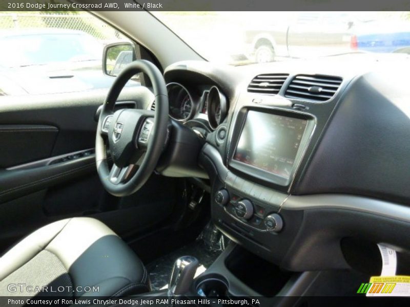 White / Black 2016 Dodge Journey Crossroad AWD