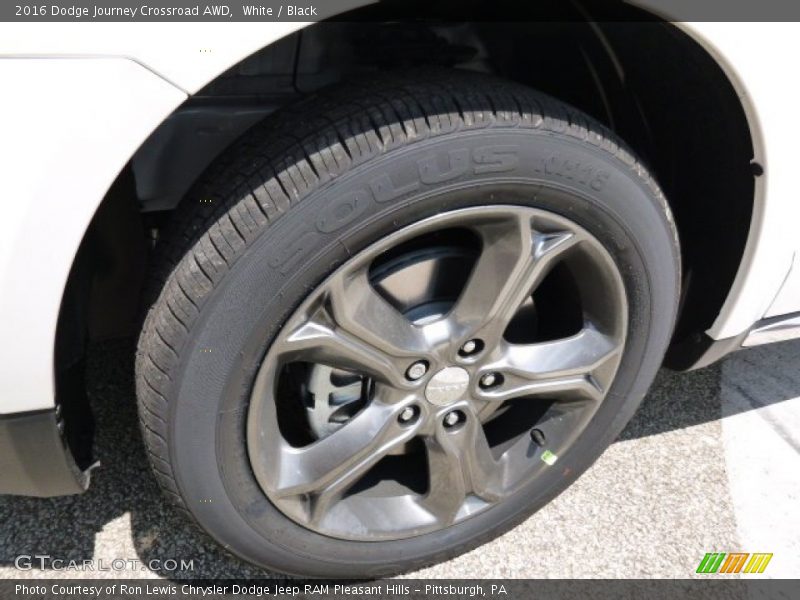 White / Black 2016 Dodge Journey Crossroad AWD