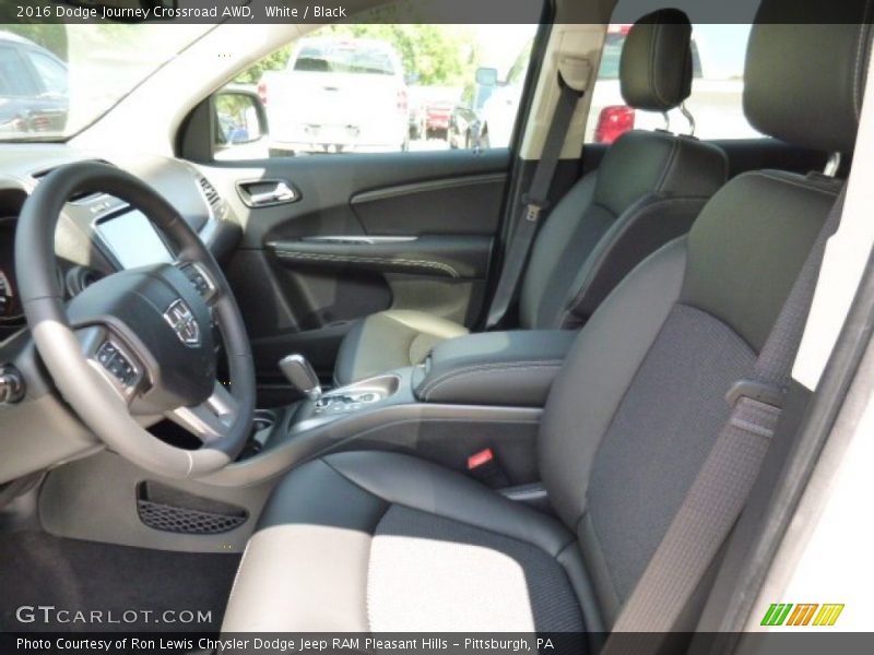White / Black 2016 Dodge Journey Crossroad AWD