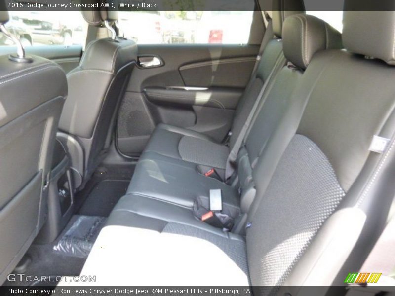 White / Black 2016 Dodge Journey Crossroad AWD