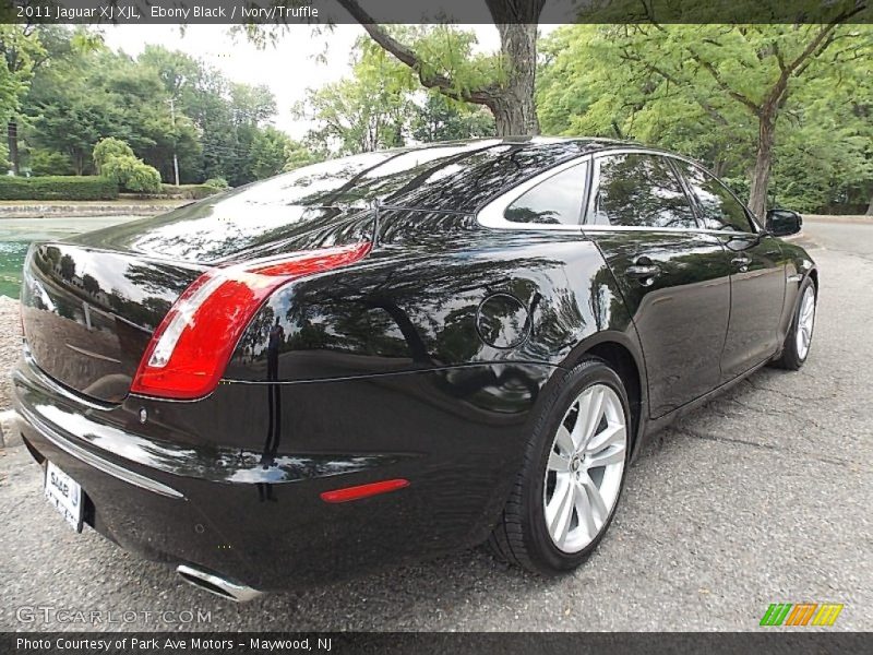 Ebony Black / Ivory/Truffle 2011 Jaguar XJ XJL