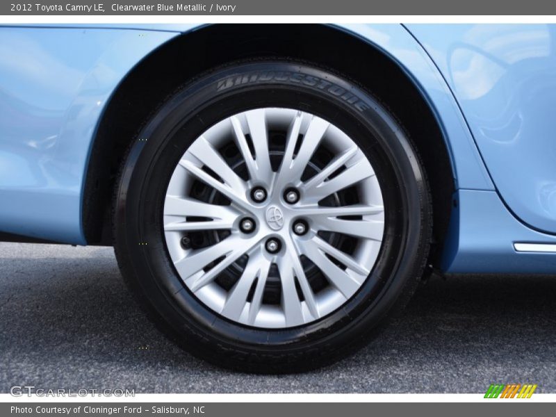 Clearwater Blue Metallic / Ivory 2012 Toyota Camry LE
