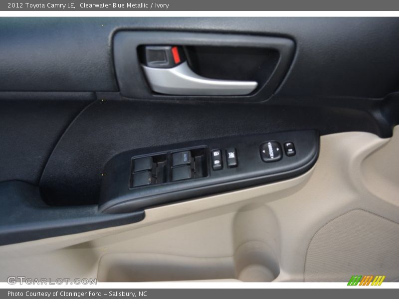 Clearwater Blue Metallic / Ivory 2012 Toyota Camry LE