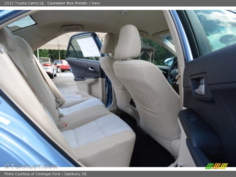 Clearwater Blue Metallic / Ivory 2012 Toyota Camry LE