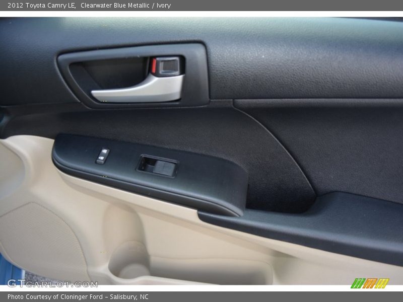 Clearwater Blue Metallic / Ivory 2012 Toyota Camry LE