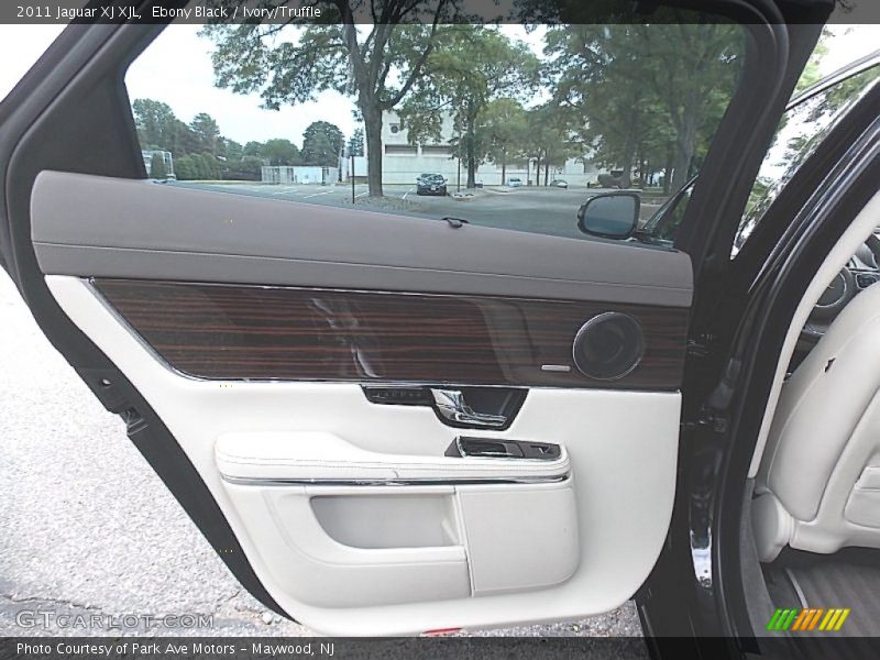 Ebony Black / Ivory/Truffle 2011 Jaguar XJ XJL