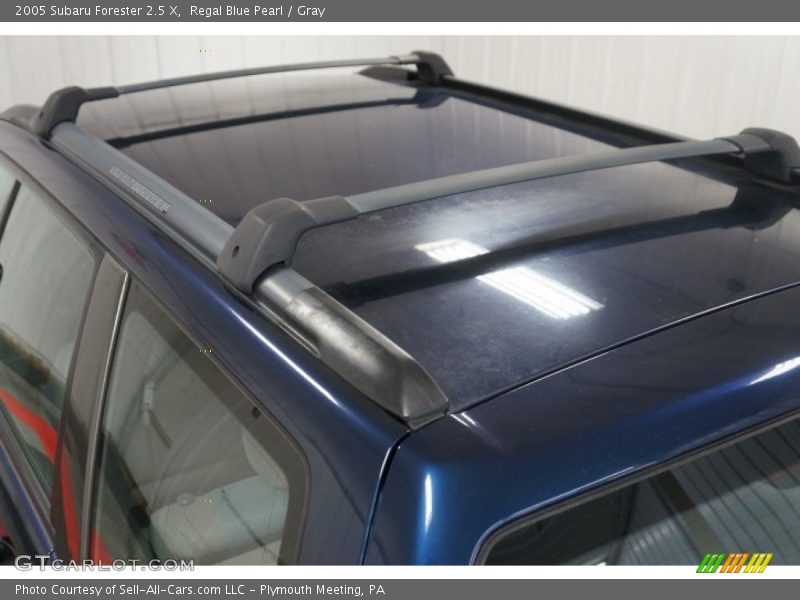 Regal Blue Pearl / Gray 2005 Subaru Forester 2.5 X