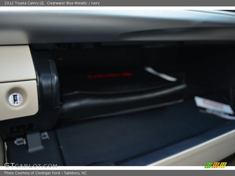 Clearwater Blue Metallic / Ivory 2012 Toyota Camry LE