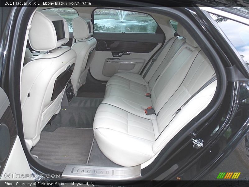 Ebony Black / Ivory/Truffle 2011 Jaguar XJ XJL