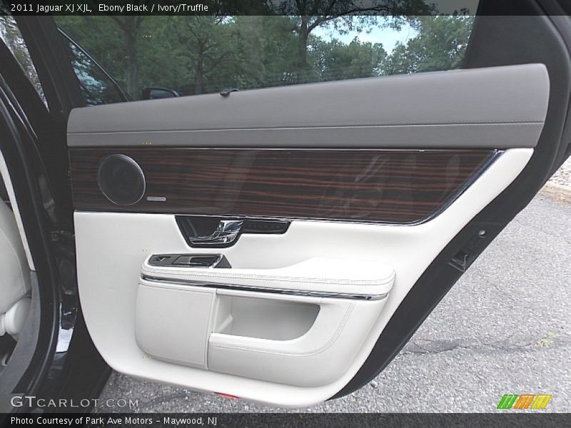 Ebony Black / Ivory/Truffle 2011 Jaguar XJ XJL