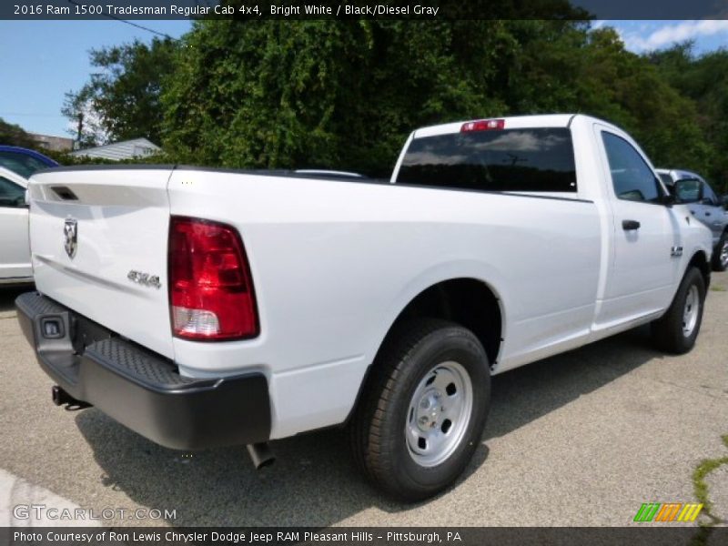 Bright White / Black/Diesel Gray 2016 Ram 1500 Tradesman Regular Cab 4x4