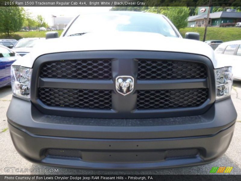 Bright White / Black/Diesel Gray 2016 Ram 1500 Tradesman Regular Cab 4x4