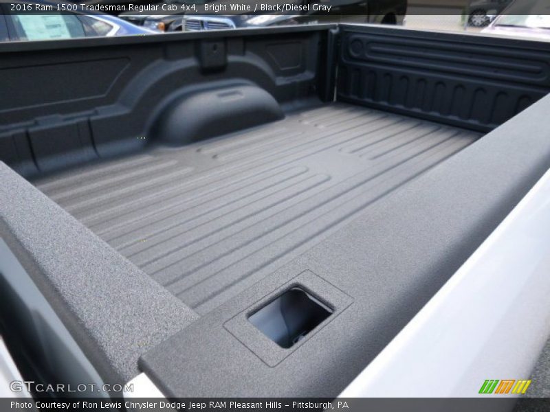 Bright White / Black/Diesel Gray 2016 Ram 1500 Tradesman Regular Cab 4x4