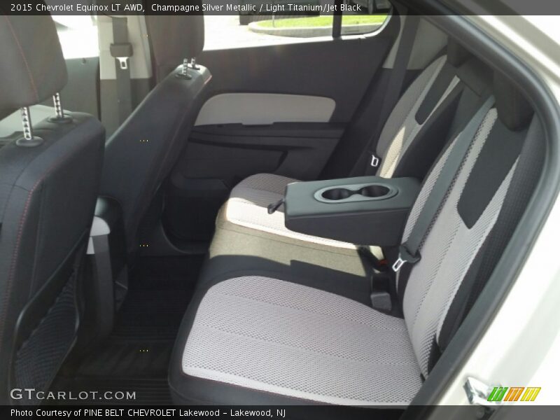 Champagne Silver Metallic / Light Titanium/Jet Black 2015 Chevrolet Equinox LT AWD
