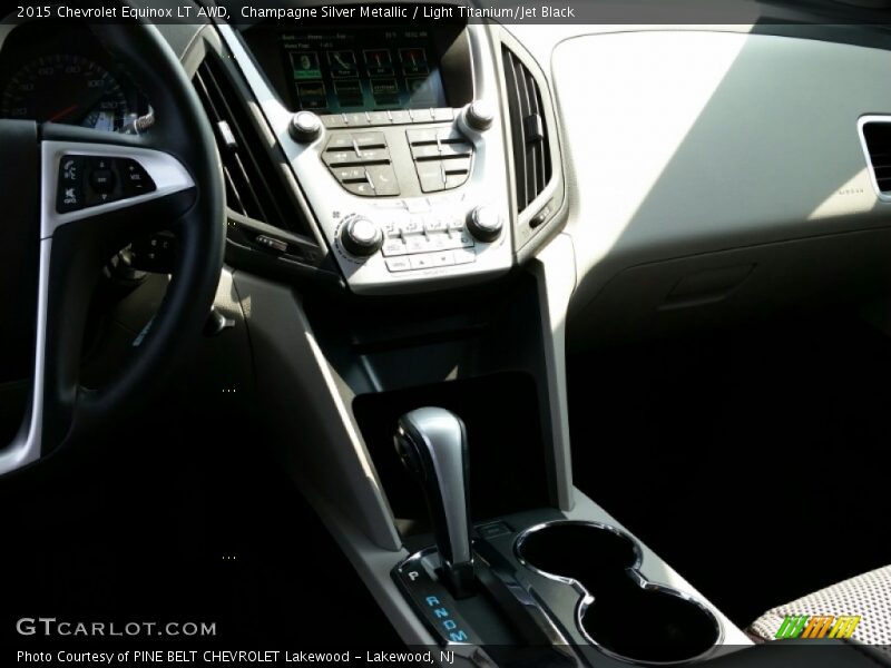 Champagne Silver Metallic / Light Titanium/Jet Black 2015 Chevrolet Equinox LT AWD