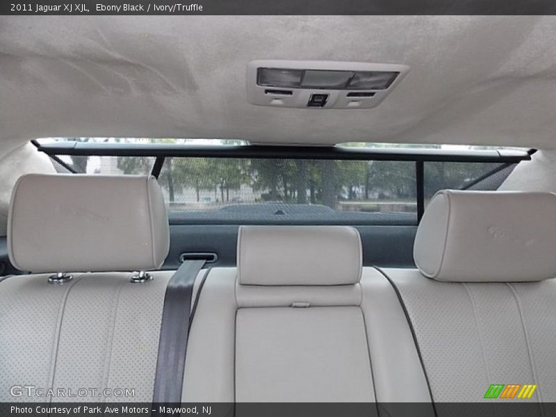Ebony Black / Ivory/Truffle 2011 Jaguar XJ XJL