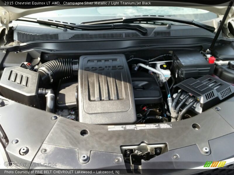 Champagne Silver Metallic / Light Titanium/Jet Black 2015 Chevrolet Equinox LT AWD